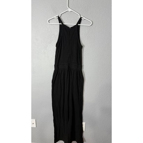 ATM Slub Jersey Sleeveless Jumpsuit Black Size XS - Picture 3 of 9
